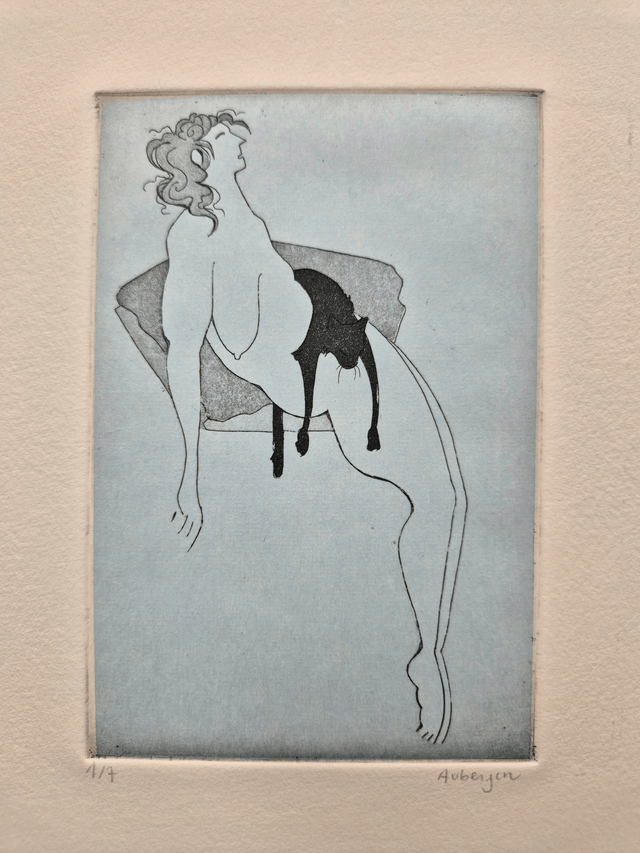 La Paresse - Gravure