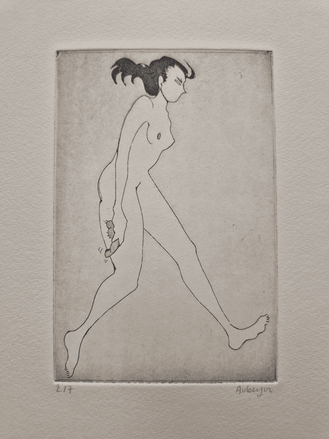 La Colère - Gravure